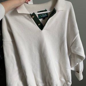 Vintage LakeLand quarter button sweater